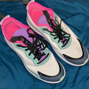 Nike Women's White, Pink, and Purple Athletic Shoes